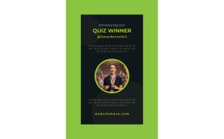 Instagram Stories Quiz Winner