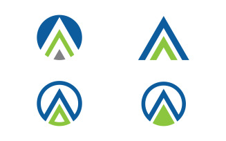 A Letter Logo Business Concept design Template v3.12