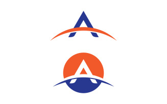 A Letter Logo Business Concept design Template v3.15