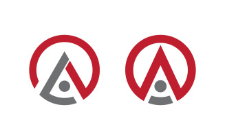 A Letter Logo Business Concept design Template v3.23