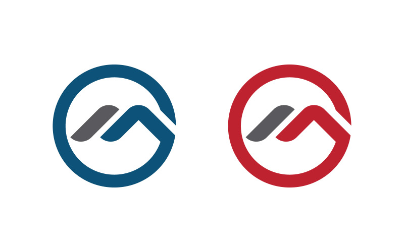 Business M letter logo design vector template v1.2 Logo Template