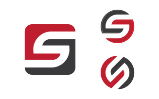 Business S letter logo design vector template v3.10
