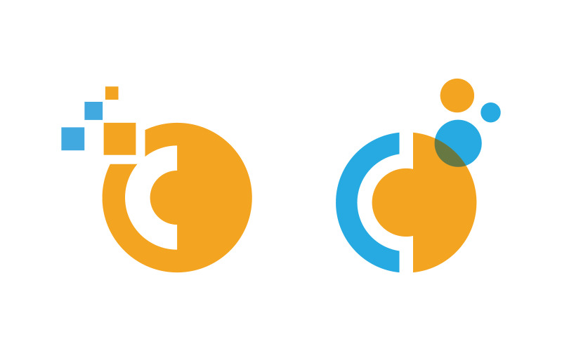 C Logo Letter Modern Logo illustration Template design v2.3 Logo Template