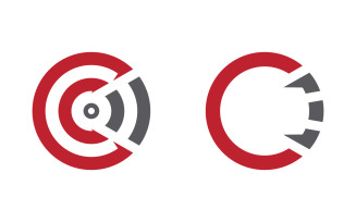 C Logo Letter Modern Logo illustration Template design v2.6