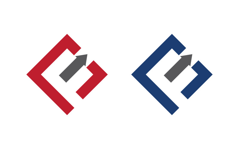 F Logo icon vector illustration design template v.3 Logo Template