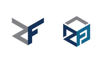 F Logo icon vector illustration design template v.5