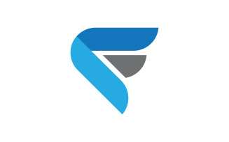 F Logo icon vector illustration design template v.6