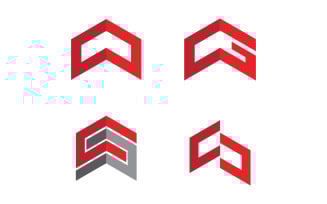 Home industrial Property concept icon logo illustration v3.33