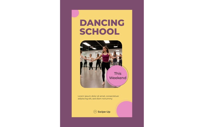 Instagram Stories Dancing School Vol.2 Social Media