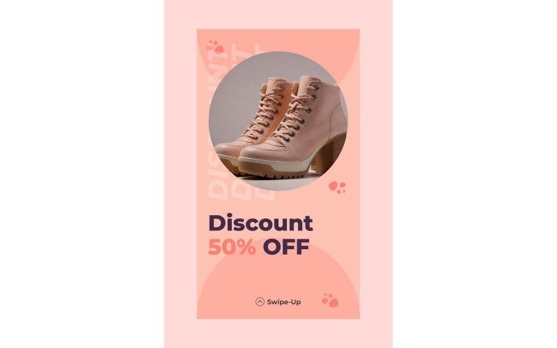 Instagram Stories Discount 50% OFF Social Media