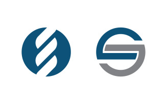 Business S letter logo design vector template v3.12