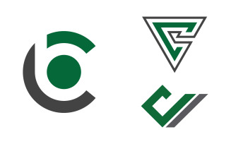 C Logo Letter Modern Logo illustration Template design v2.8