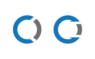 C Logo Letter Modern Logo illustration Template design v2.9