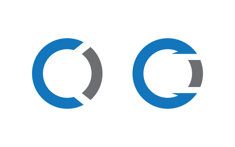 C Logo Letter Modern Logo illustration Template design v2.9 Logo Template
