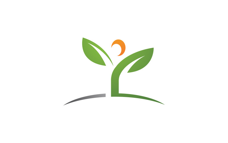 Healthy life Human character logo sign illustration v3.18 Logo Template