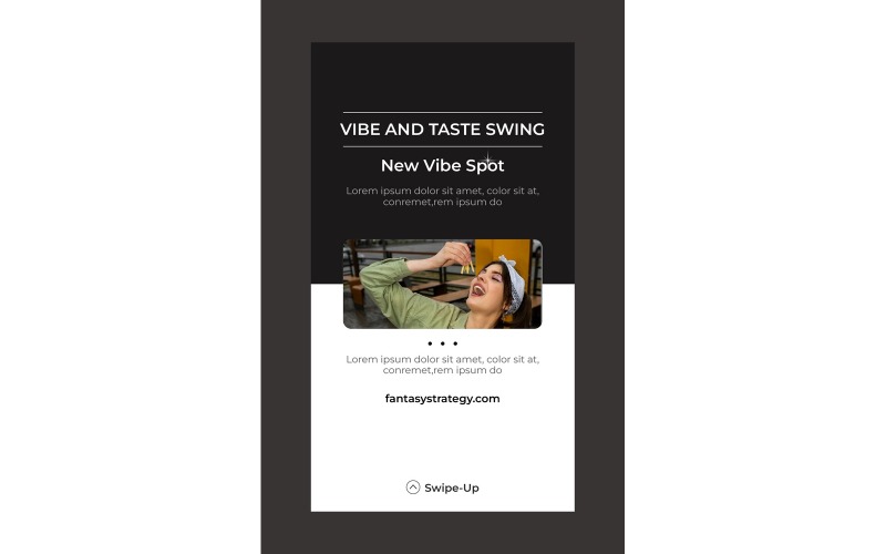 Instagram Stories Vibe and Taste Swing Social Media