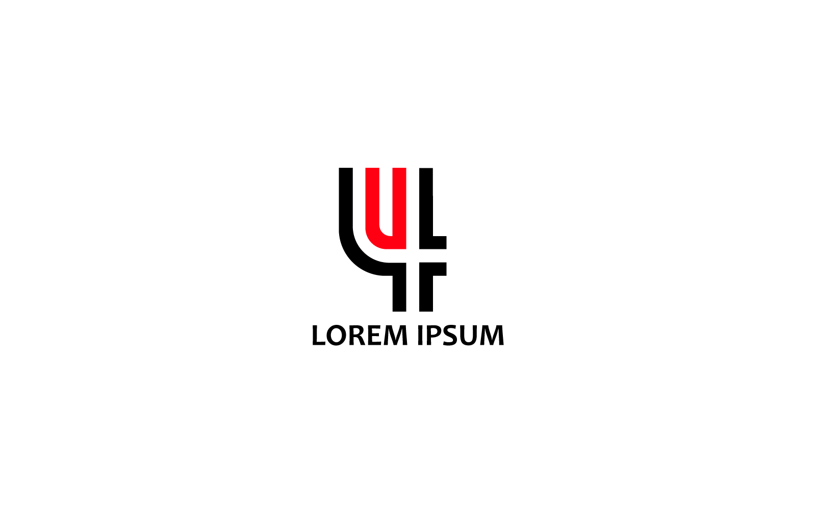 Modern 4U Logo Template – Creative & Versatile Brand Design