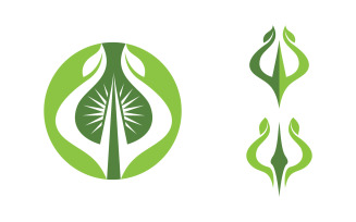 Tree leaf ecology nature Healthy vegan concept element v4.5