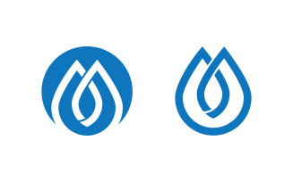 Water drop Plumbing Logo Template vector illustration v3.5