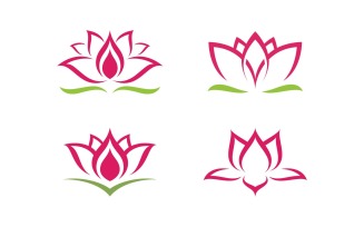 Beauty Lotus Vector Logo Template design. 15