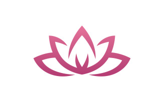 Beauty Lotus Vector Logo Template design. 2