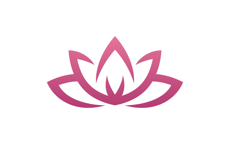 Beauty Lotus Vector Logo Template design. 2