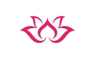 Beauty Lotus Vector Logo Template design. 3