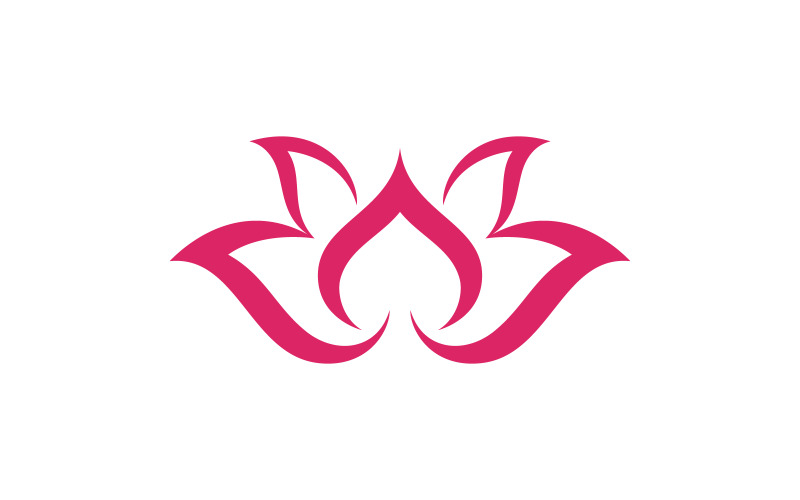 Beauty Lotus Vector Logo Template design. 3