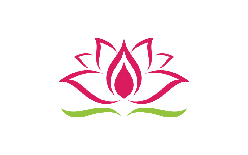 Beauty Lotus Vector Logo Template design. 4