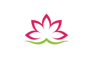 Beauty Lotus Vector Logo Template design. 5