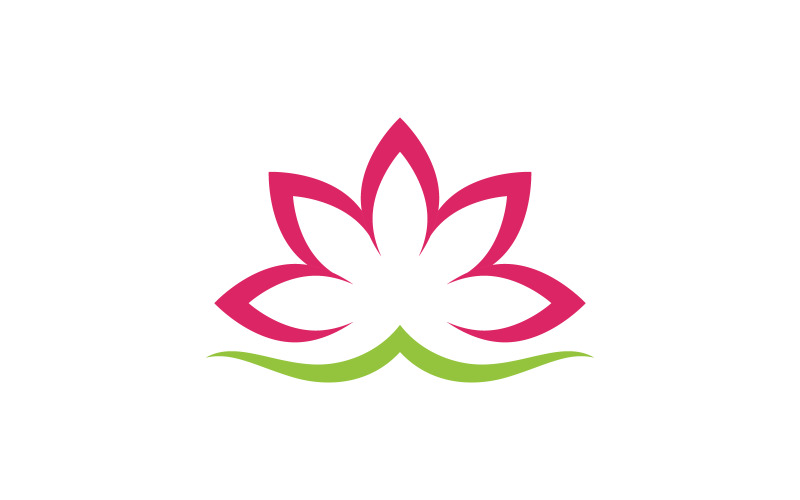 Beauty Lotus Vector Logo Template design. 5