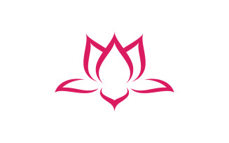 Beauty Lotus Vector Logo Template design. 7