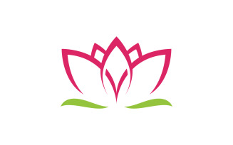 Beauty Lotus Vector Logo Template design. 8