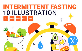 10 Intermittent Fasting Illustration