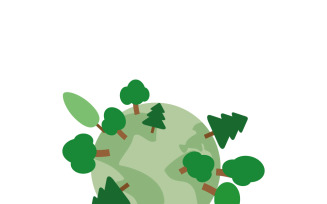 Vibrant Arbor Day Tree Vector Illustration for Eco Posters and Banners