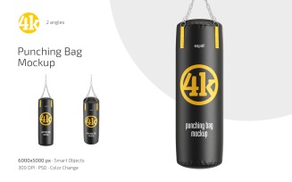Punching Bag Mockup PSD Template