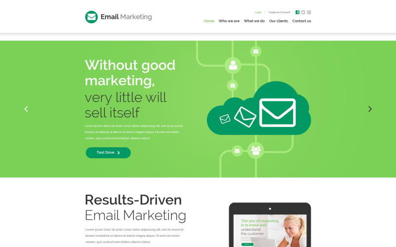 Business & Services Responsive Website Template