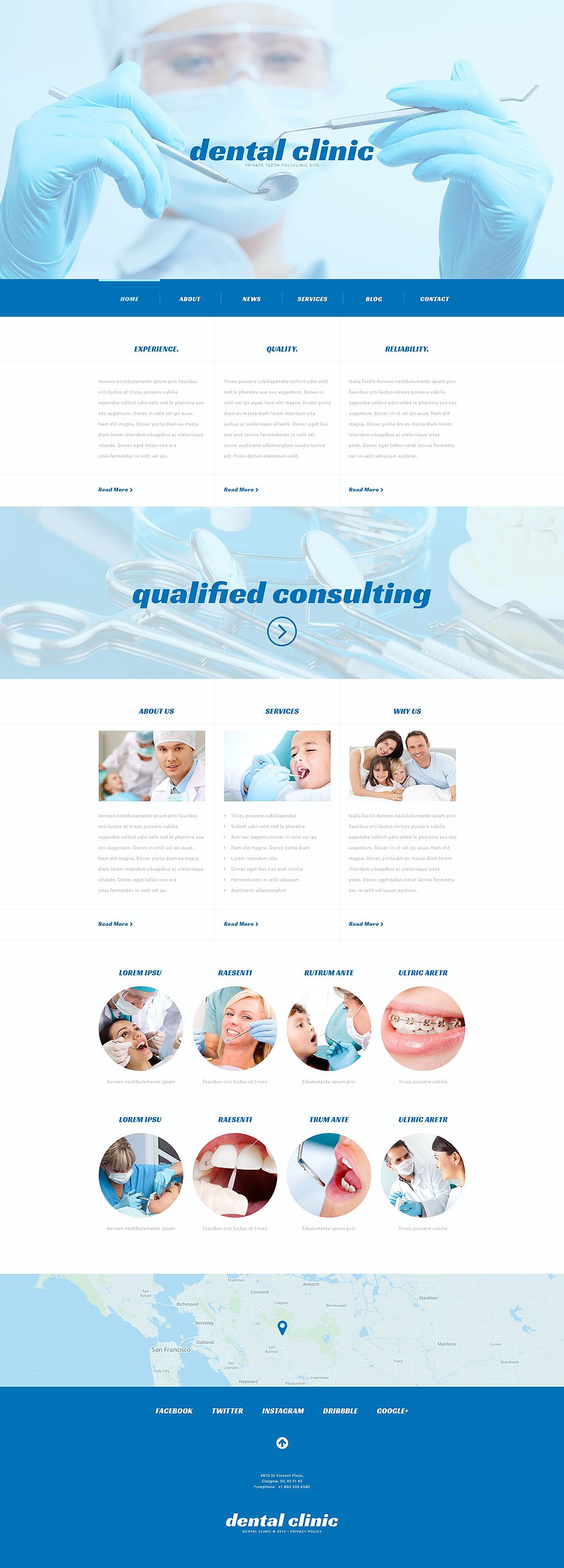 Dentistry Responsive WordPress Theme New Screenshots BIG