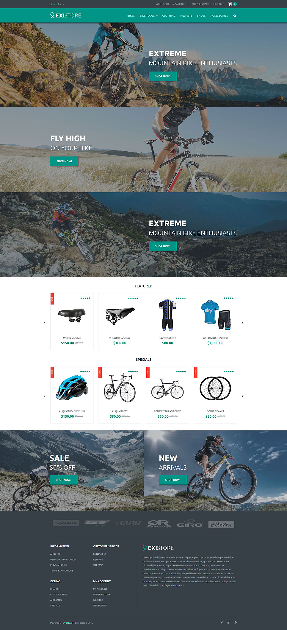 Existore OpenCart Template New Screenshots BIG