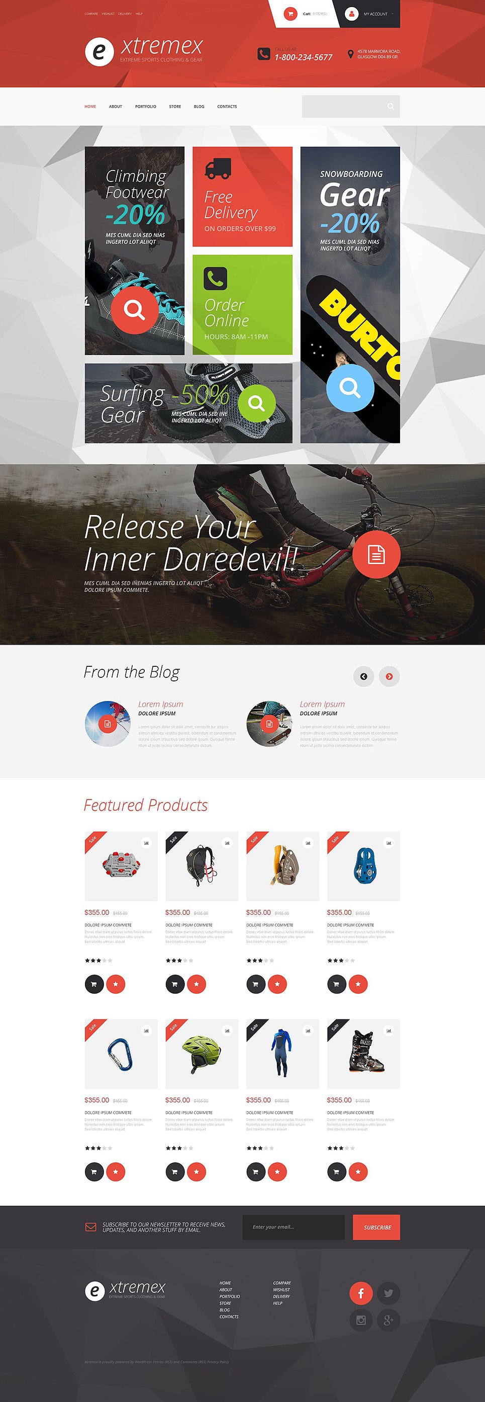 Extremex WooCommerce Theme New Screenshots BIG