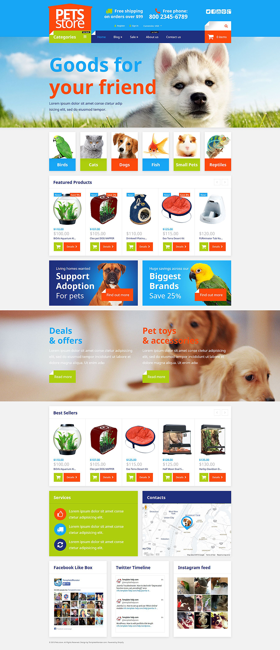 Pet Shop Responsive Shopify Theme New Screenshots BIG