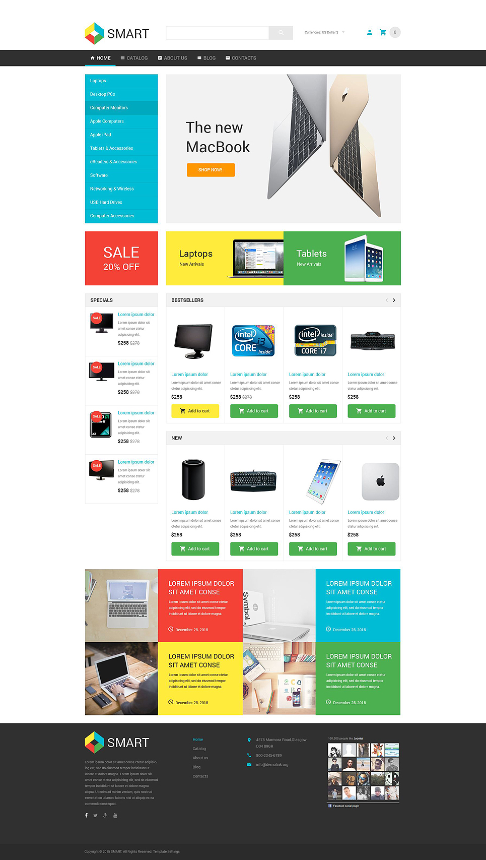 Electronics VirtueMart Template