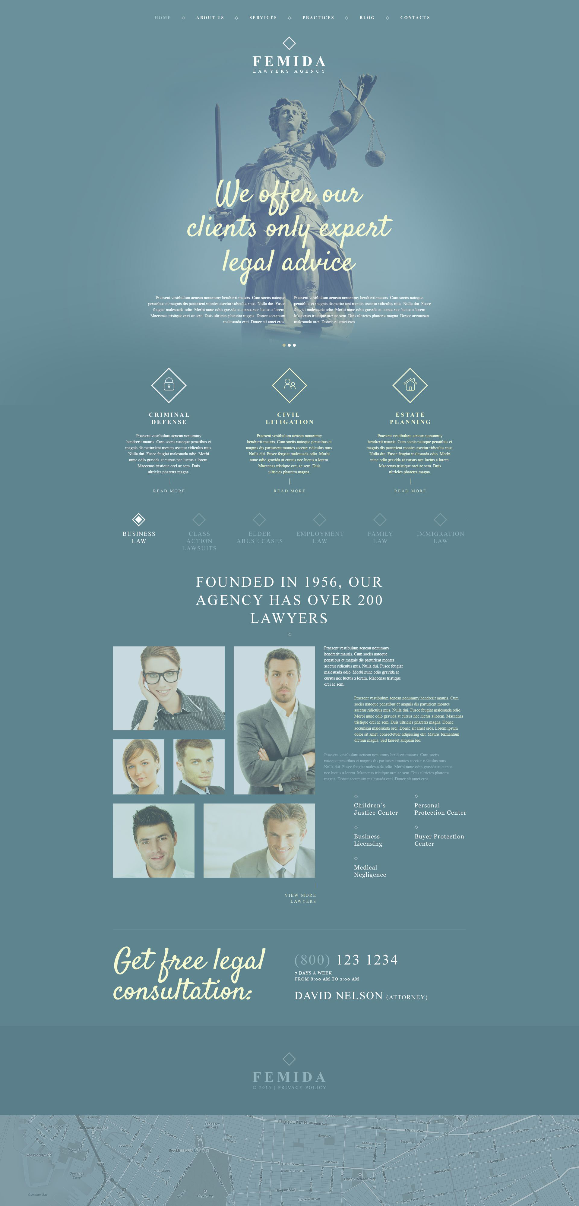 WordPress Theme namens "Themis" #54001