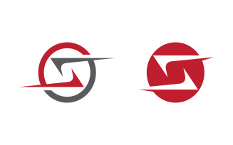 Business S letter logo design icon vector template v3.12