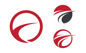 Faster speed Concept Logo icon Illustration design template v3.9