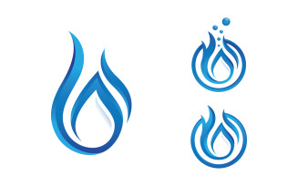 Flames Logo icon illustration vector design template v3.18