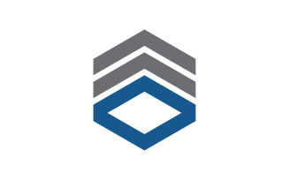 Home industrial Property concept icon logo illustration v3.40