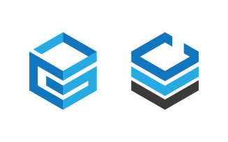 Home industrial Property concept icon logo illustration v3.52