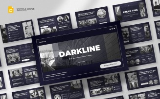 Darkline - Black Google Slides Template