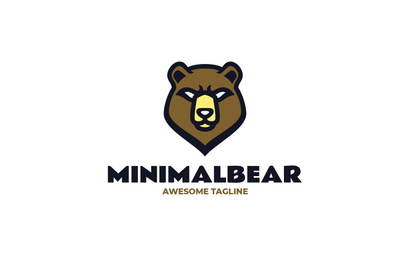 Mascot Bear Logo Design 235 Logo Template